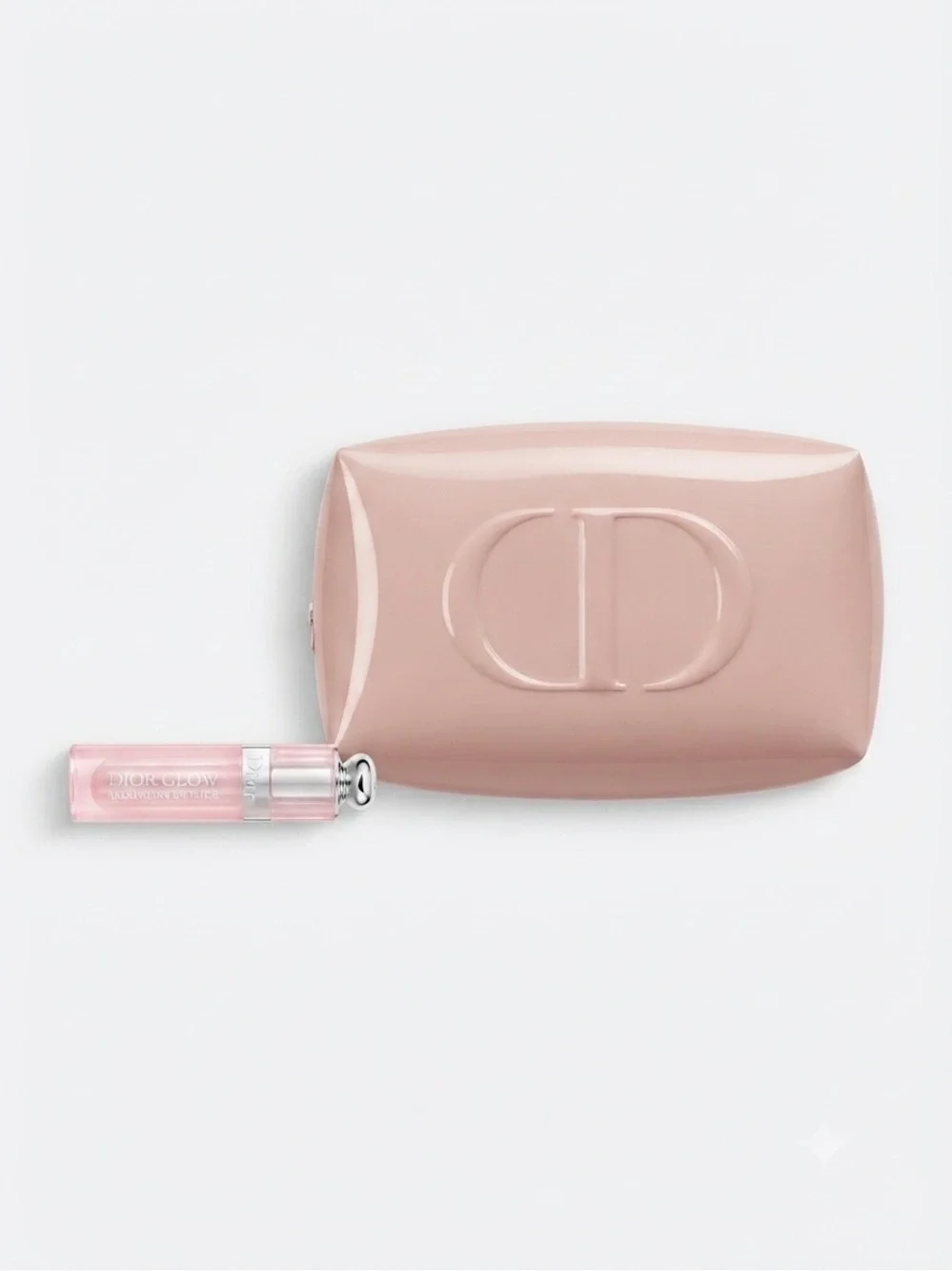 Dior Lip Addict Glow Balm with Blush Pink Pouch